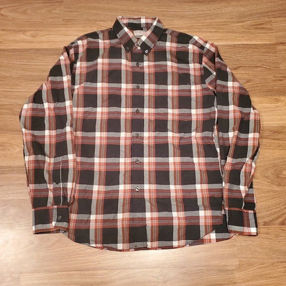 J.Crew Casual L/S Button Down Dress Shirt Sz L - Picture 2 of 5